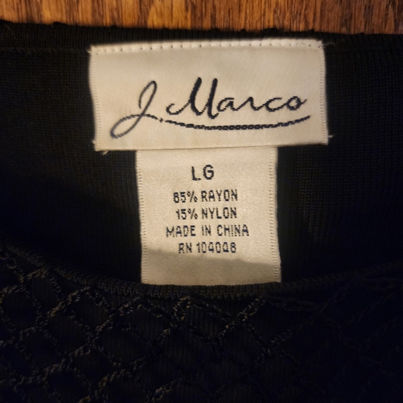 Womens tank sweater with lace overlay - Picture 5 of 5